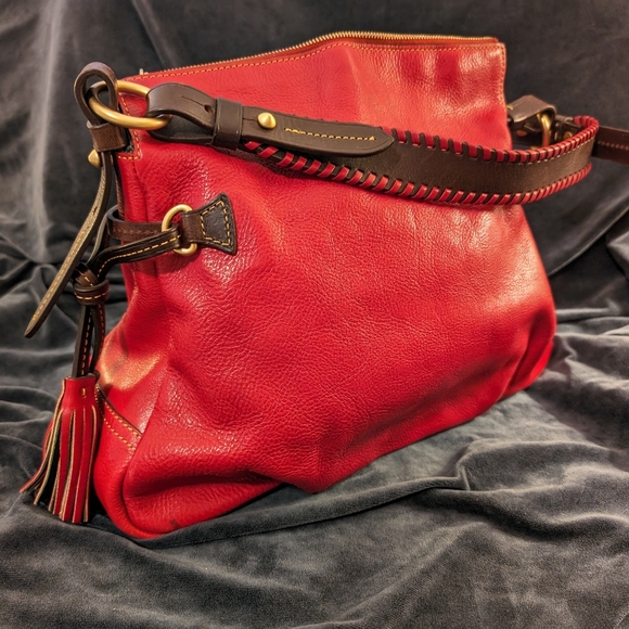 Dooney & Bourke Red Satchel Purse - Picture 2 of 10